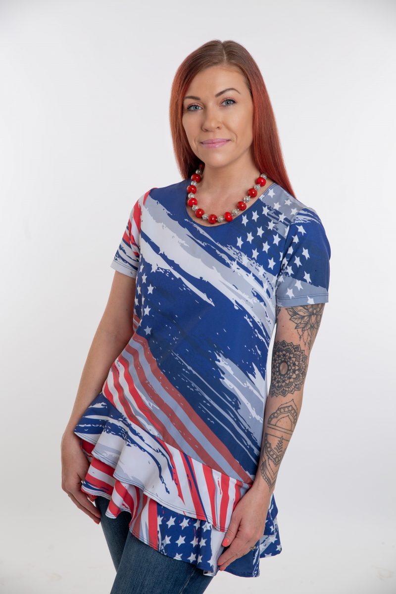 patriotic tunic top