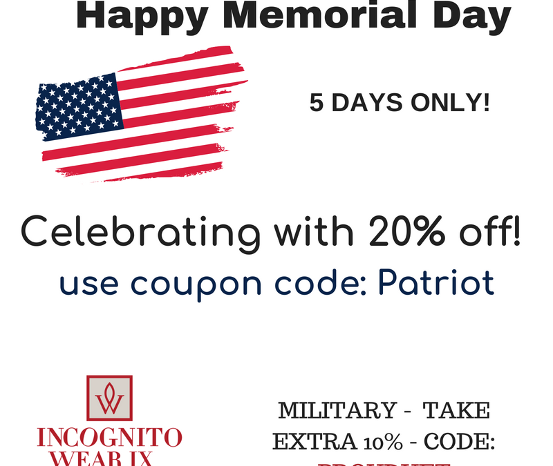 Memorial Day Sale!