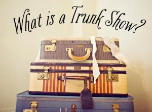 meet & greet, trunk show, sale, clothing