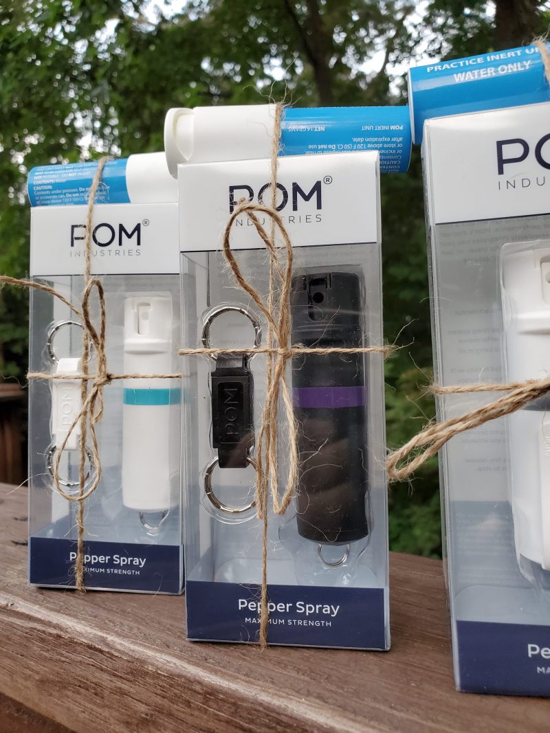 Pepper Spray P.O.M. Key Ring