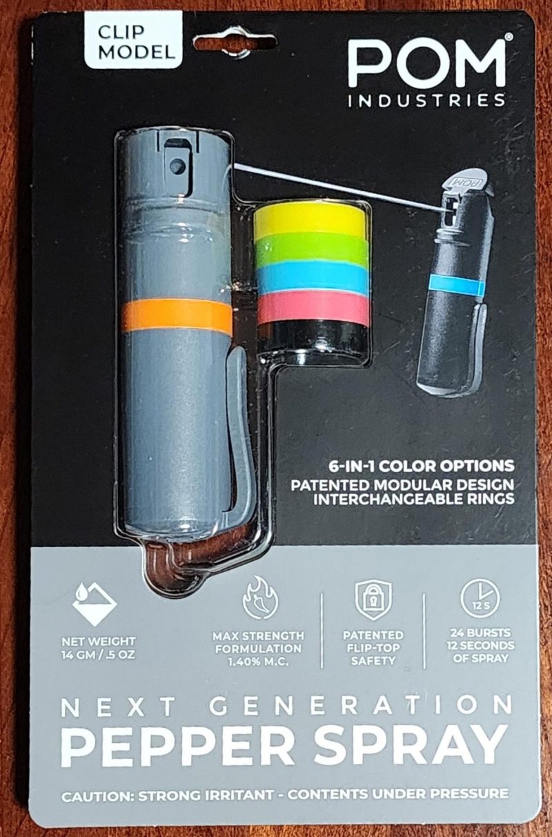 Pepper Spray P.O.M 6-in-1 Colors