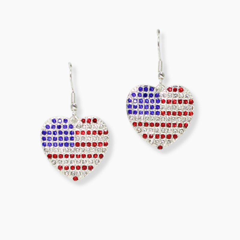 Patriotic earrings